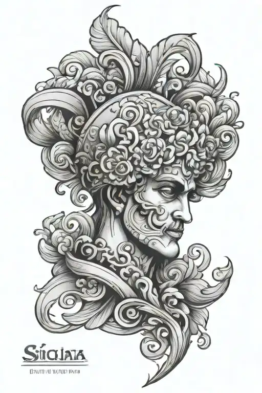 Sicilian tattoo design idea