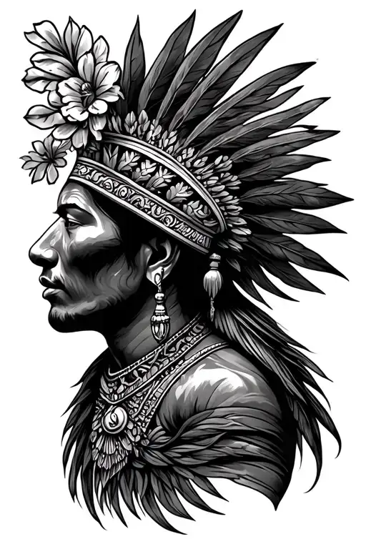 Guam cheif tattoo design idea