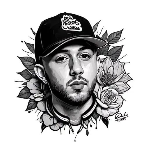 Mac miller most dope tattoo design idea