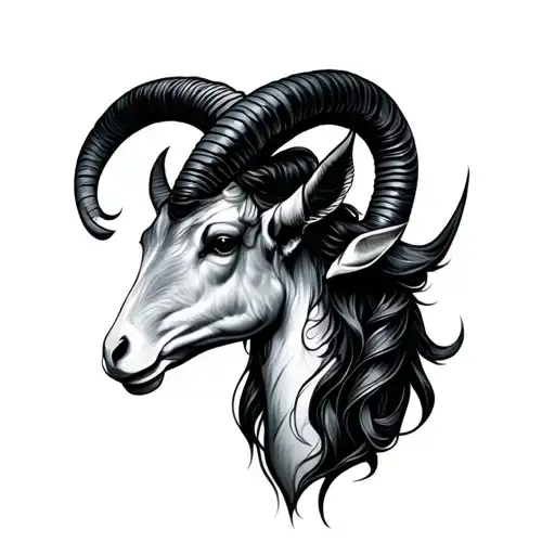 Sex Capricorn tattoo design idea
