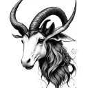 Sex Capricorn tattoo design idea