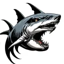Celtic Shark tattoo design idea