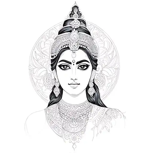 raja tattoo design idea