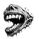 Zombie Bite tattoo design idea