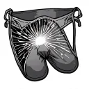 Thong with the radar tattoo design idea