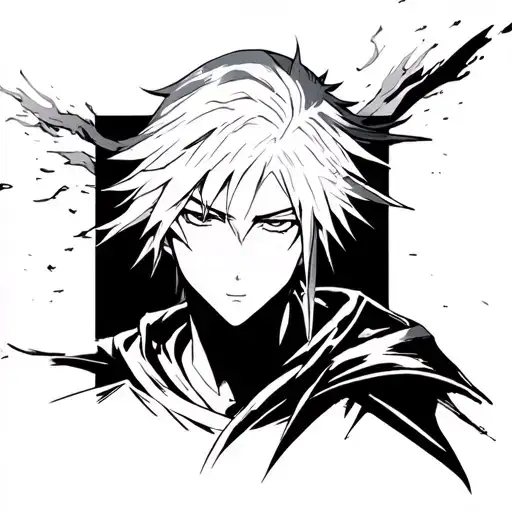 bleach anime tattoo design idea