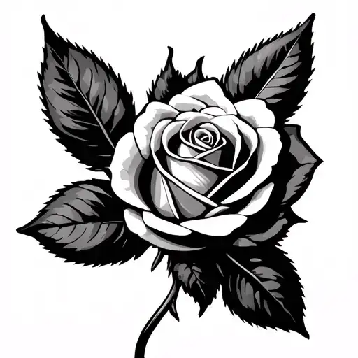 Lutheran Rose tattoo design idea