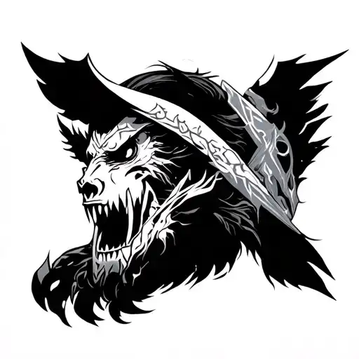 Skyrim tattoo design idea