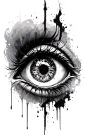 Resident evil eye tattoo design idea