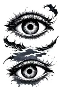 Resident evil eye tattoo design idea