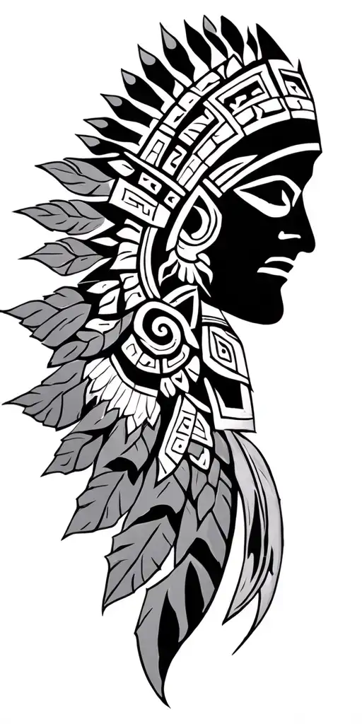 Aztec tattoo design idea