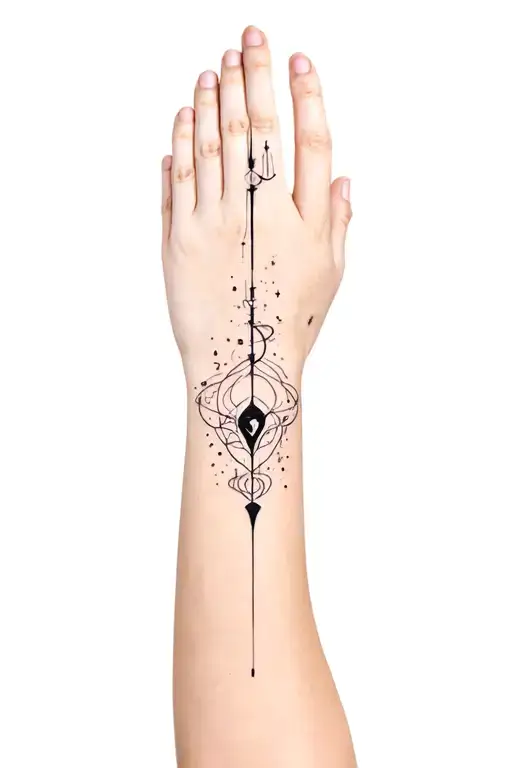 For a messy person who loves magic I want on the left hand on the side of the hand level tattoo design idea