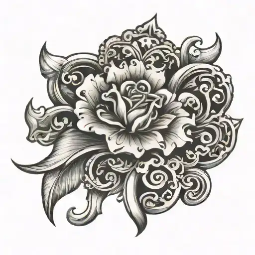 chrome hearts tattoo design idea