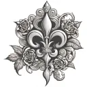 chrome hearts tattoo design idea