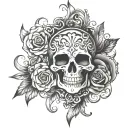 chrome hearts tattoo design idea