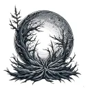 Winter Solstice tattoo design idea
