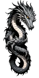 Dragon Wrapped Around Arm tattoo design idea