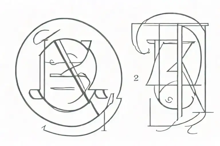 Eric with number 3 Roman numerals tattoo design idea