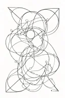 spin towards the bottom tattoo design idea