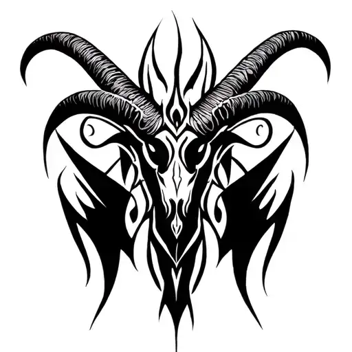 baphomet tattoo design idea