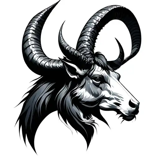 capricorn belial tattoo design idea