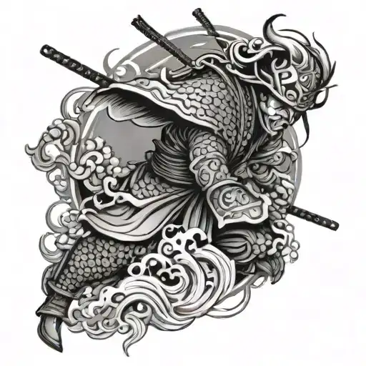 Shogun tattoo design idea