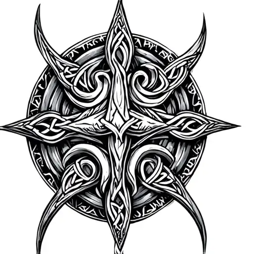 Norse Celtic tattoo design tattoo design idea