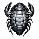 Trilobite tattoo design idea