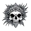 Crotch tattoo design idea