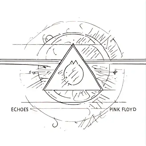 echoes pink floyd tattoo design idea