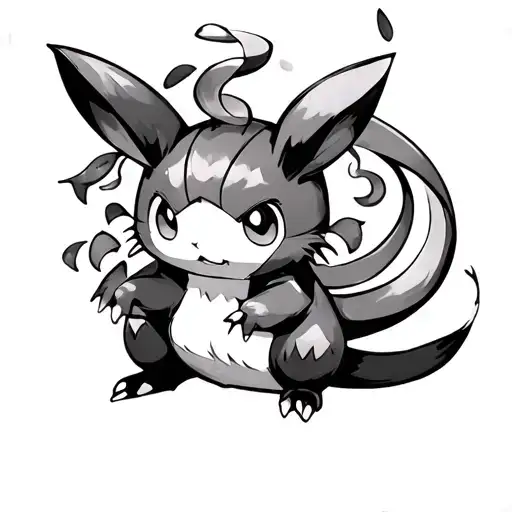 Samauri raichu tattoo design idea