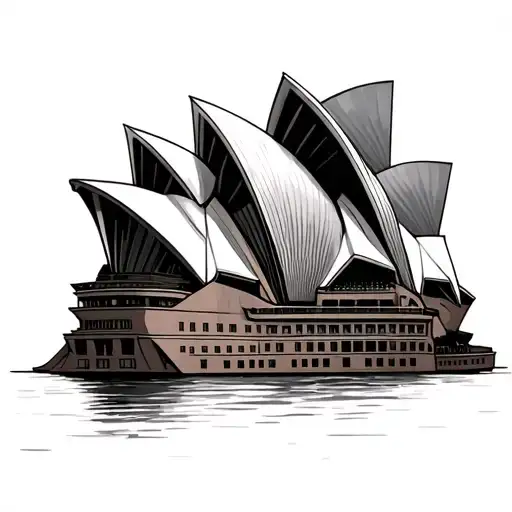 Opera House tattoo design idea