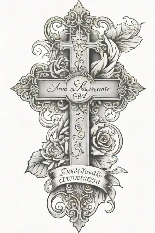 bible verse tattoo design idea
