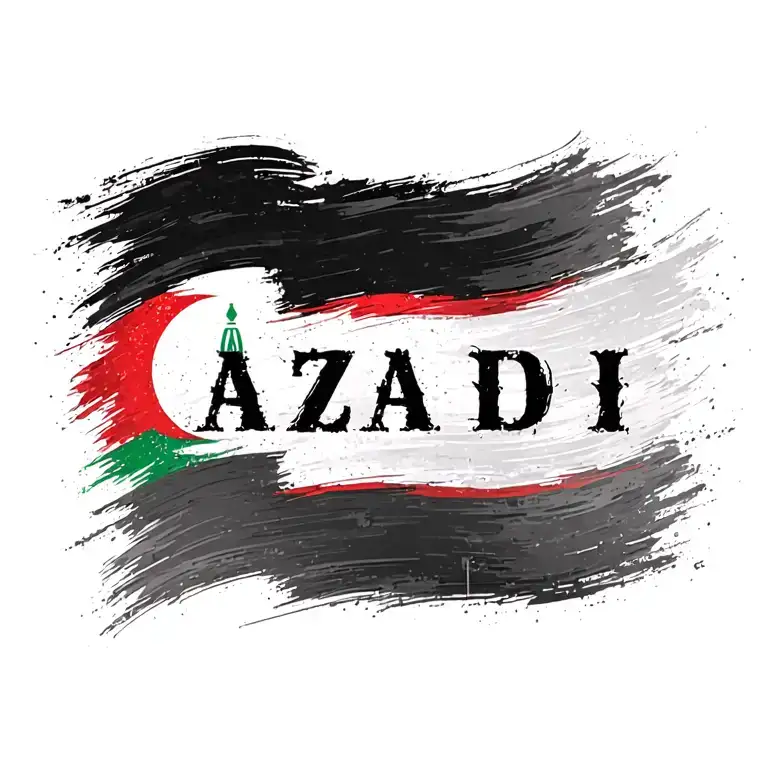 "Azadi " Kurdistan flag tattoo design idea