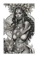 oshun tattoo design idea