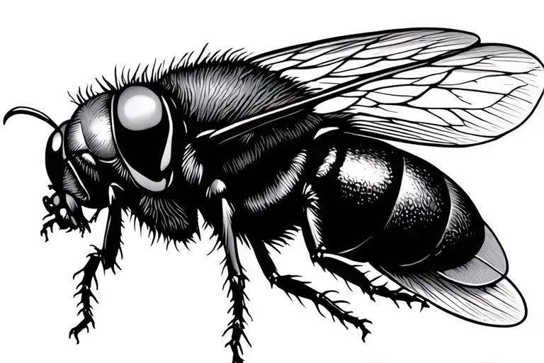 lightning bug floating tattoo design idea
