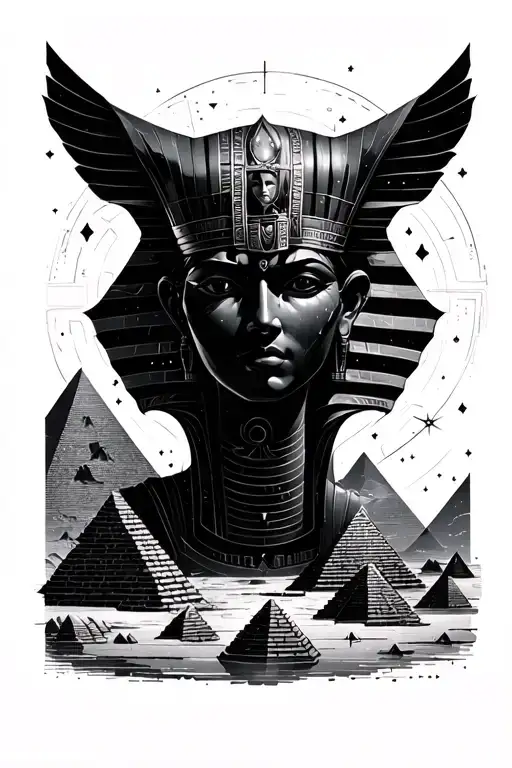 Orion constellation, Orion belt, Osiris, pyramids of Giza, Nile river,  tattoo design idea