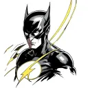 the flash dc comic  tattoo design idea