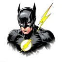 the flash dc comic  tattoo design idea
