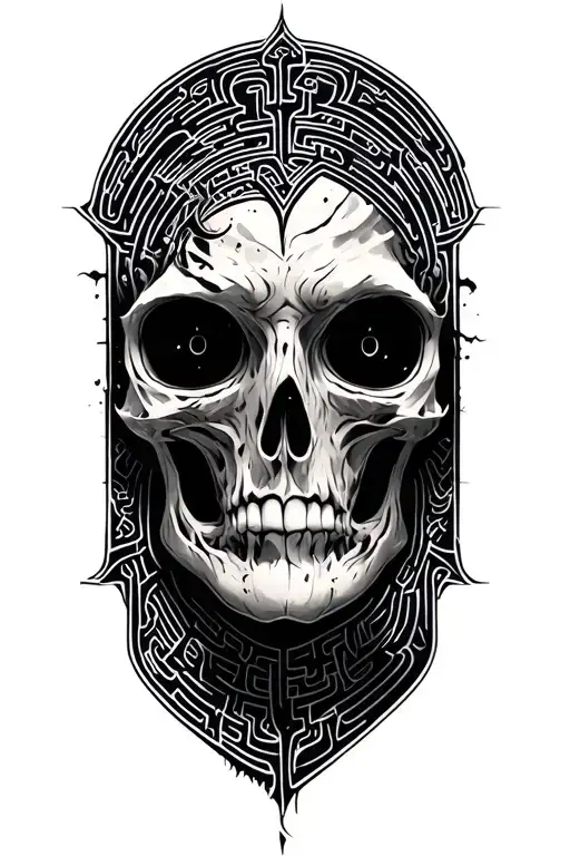 mine and Labyrinth tattoo design idea