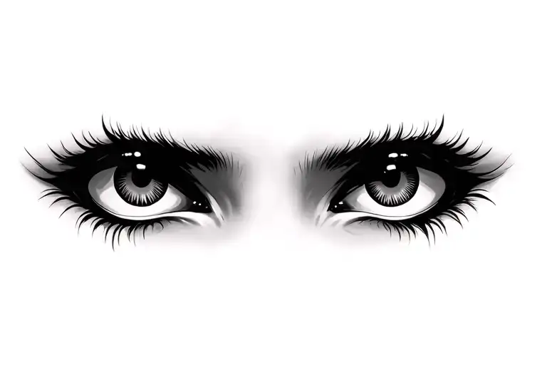 sharingan eyes tattoo design idea