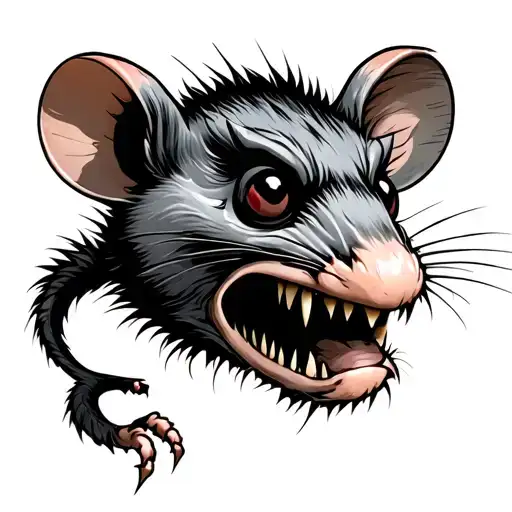 Rat Fink tattoo design idea