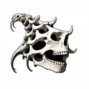 vertebrae tattoo design idea