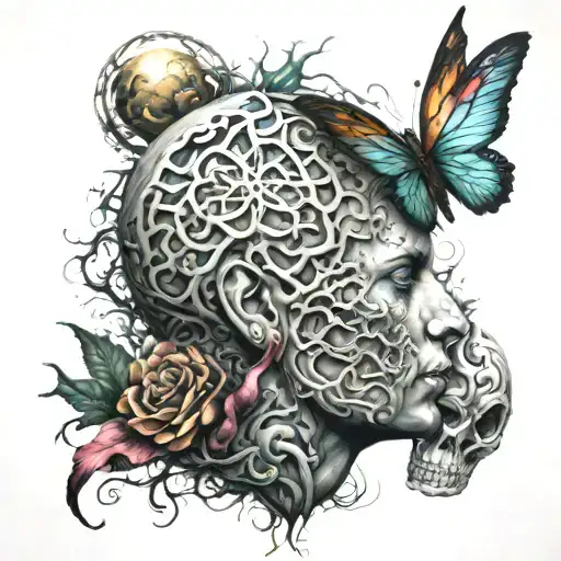 mental disorder inspiration tattoo tattoo design idea
