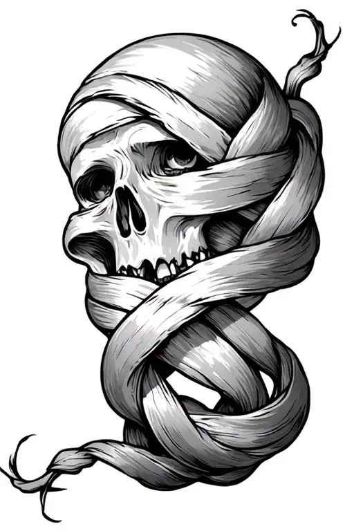 submissive bdsm knots tattoo design idea