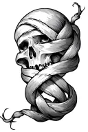 submissive bdsm knots tattoo design idea