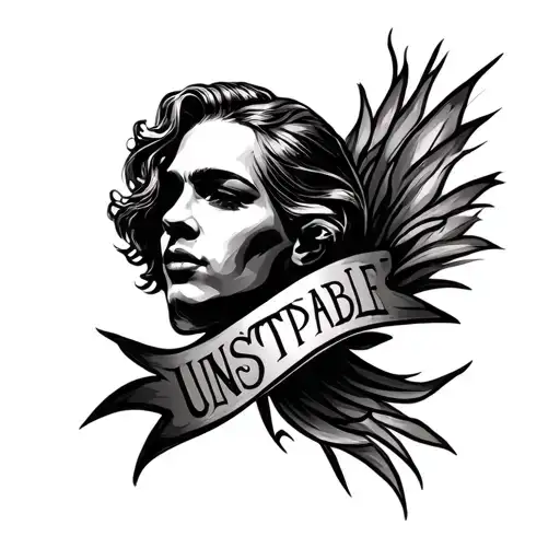 Gay Pride Unstoppable tattoo design idea