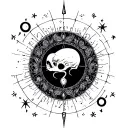 Cancer Horoscope tattoo design idea