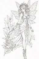 fairy creatures inspired tattoo design idea