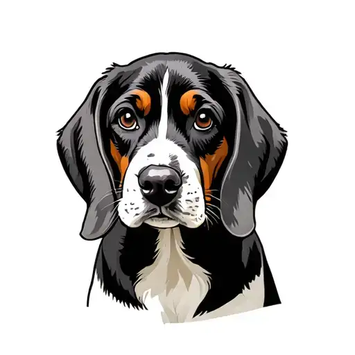 name godasse basset hound tattoo design idea